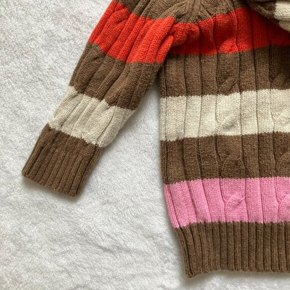 Tommy Hilfiger Baby 6-9M Striped Hooded Sweater | 100% Cotton Knit | VGUC - Picture 13 of 16